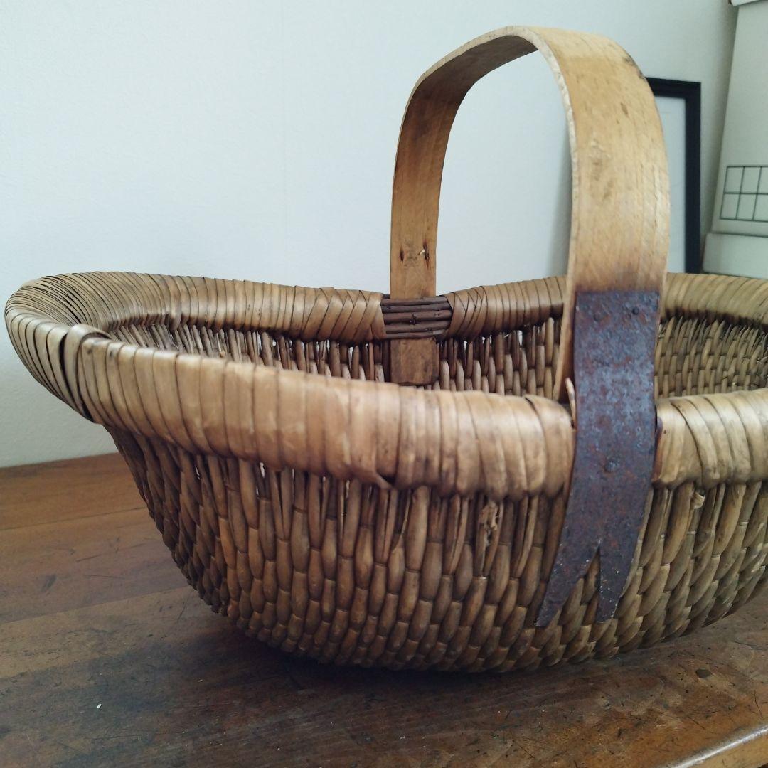 【希少品】北欧雑貨　スウェーデン　ヴィンテージ　ジュニパー　バスケット 籠