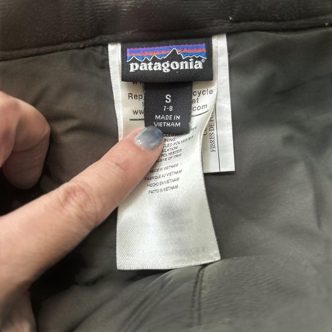 patagonia スキーウェア Mサイズ 青 ベージュ