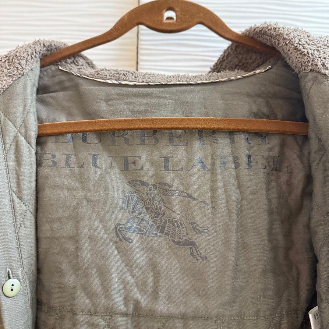 Burberry blue label 38 モッズコート フード付き