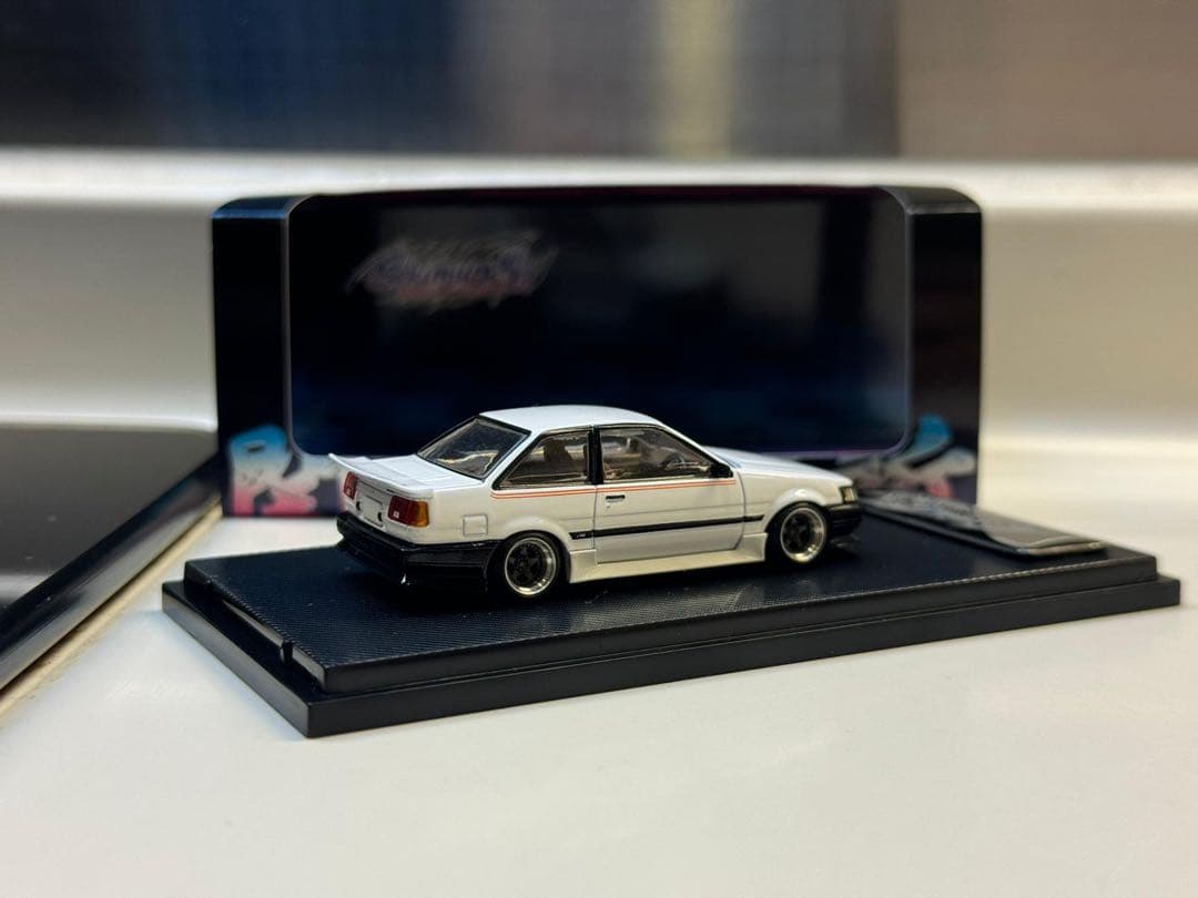 1/64 改 トヨタAE86 Levin ドリフト風 Work CR01 関村