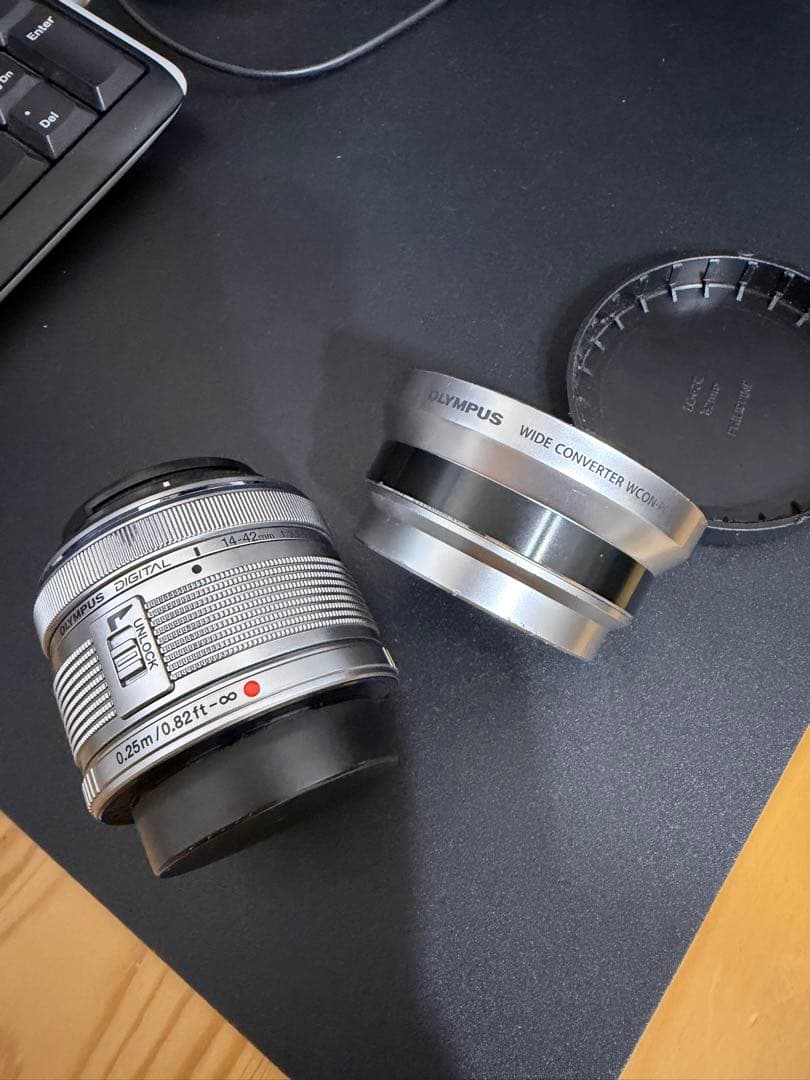 OLYMPUS PEN Lite E-PL3 ワイドコンバーター付 ケースあり