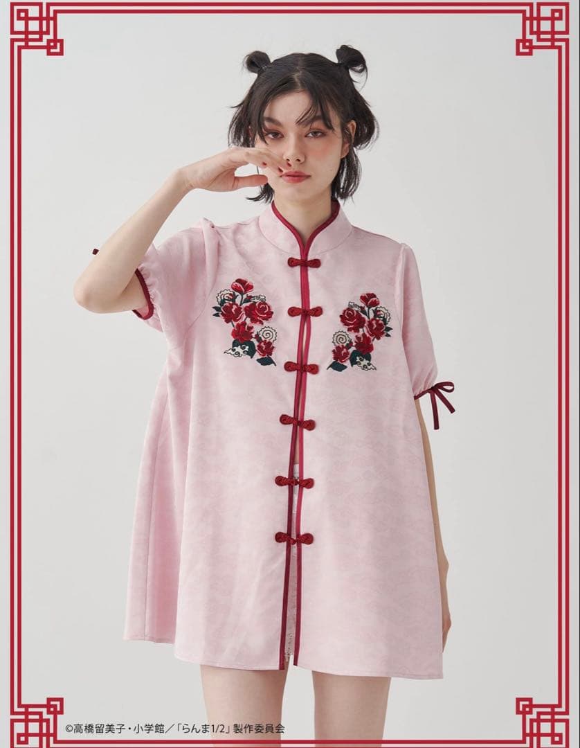 jouetie チャイナチュニックシャツ らんま1/2コラボ