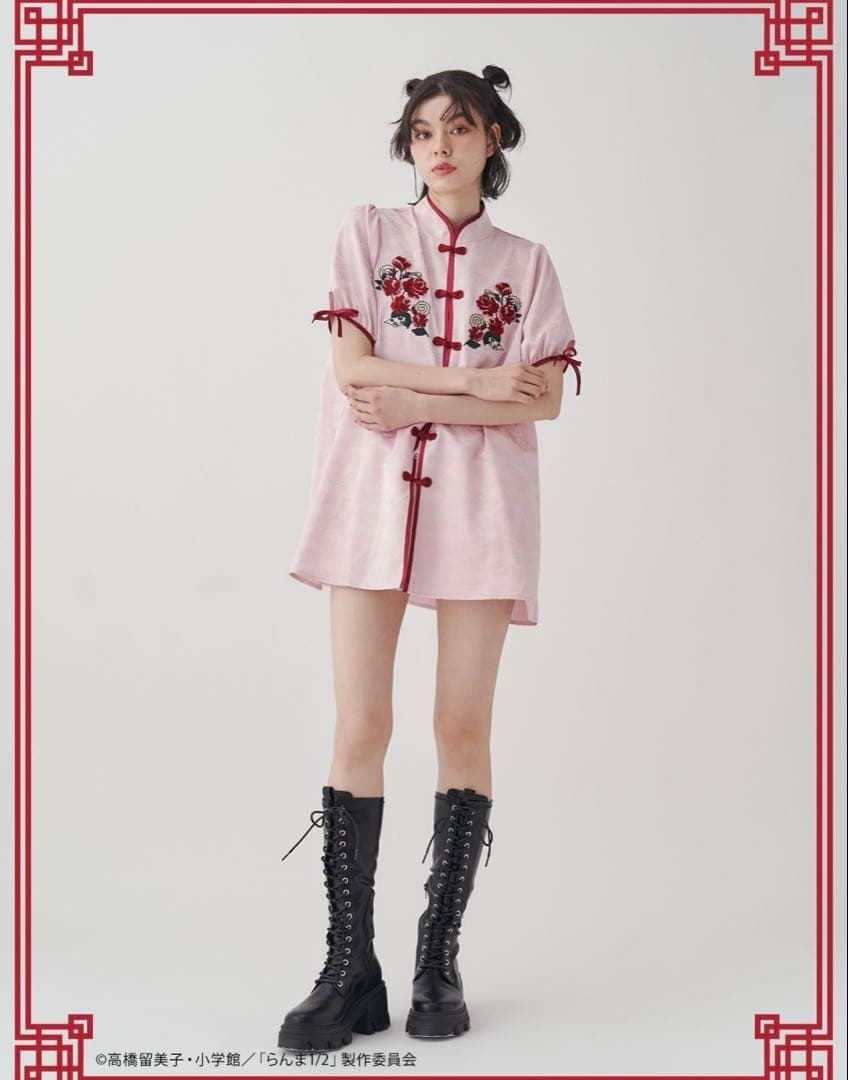 jouetie チャイナチュニックシャツ らんま1/2コラボ