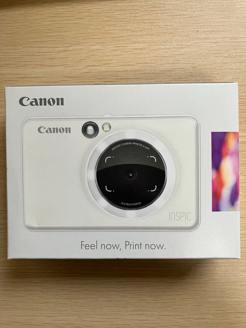 ミニフォトプリンター iNSPiC ZV-123-PW （パールホワイト）