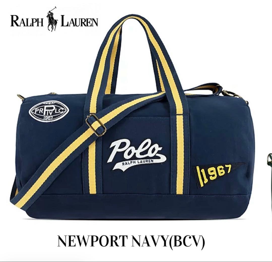 Y*a様 2/1までPolo Ralph Lauren ボストンバッグ ネイビー