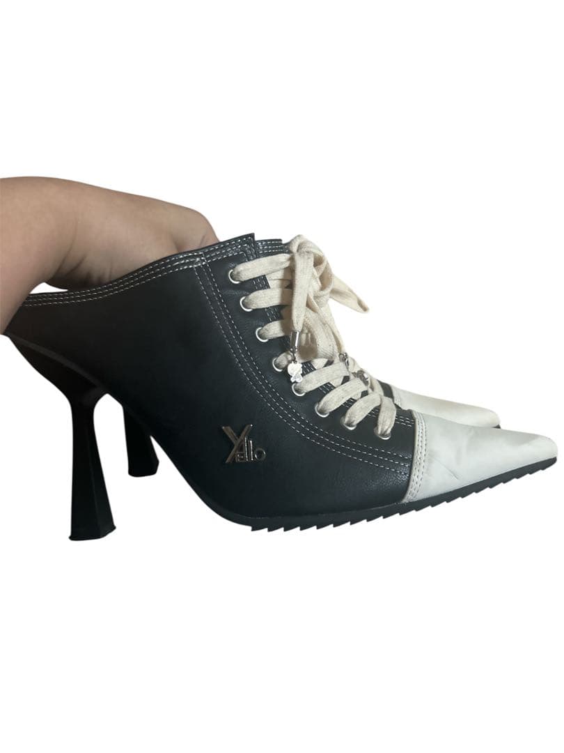 yellowハイヒールスニーカー