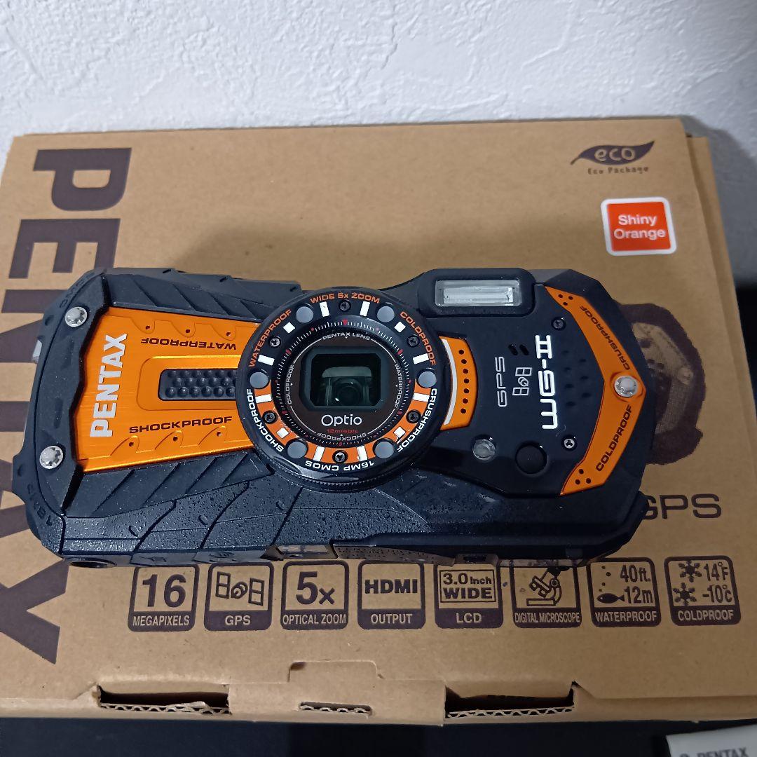 PENTAX Optio WG-2GPS 防水コンパクトデジタルカメラ オレンジ