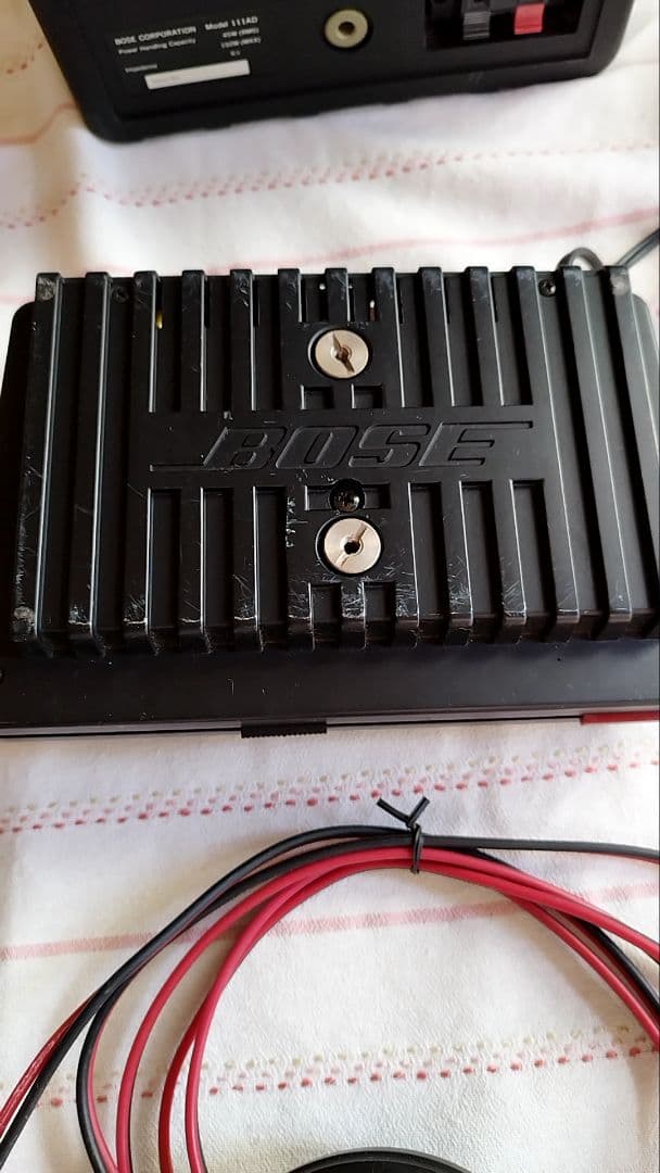 Bose ボーズ 111AD 、アンプ1705、 取付金具、スピーカーケーブル付