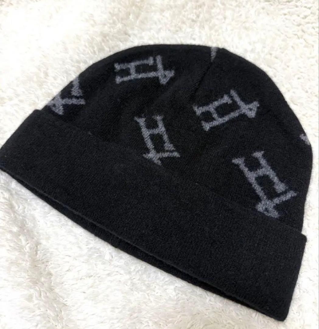 ヘルノ　ニット帽　herno ビーニー　ブラック