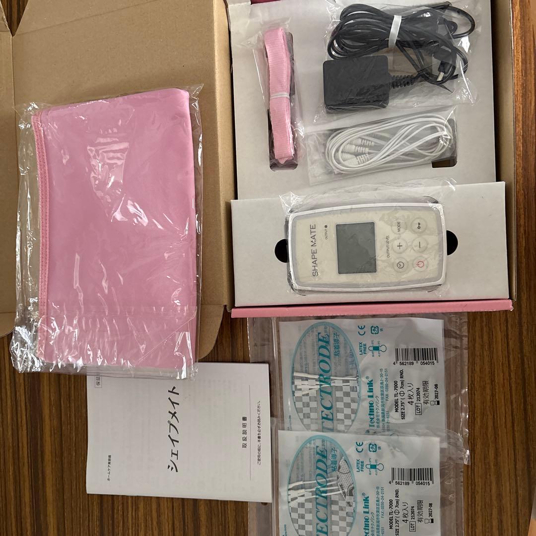 シェイプメイト EMS 複合高周波・新品交換用粘着パッド2組（4枚入り×2）付き