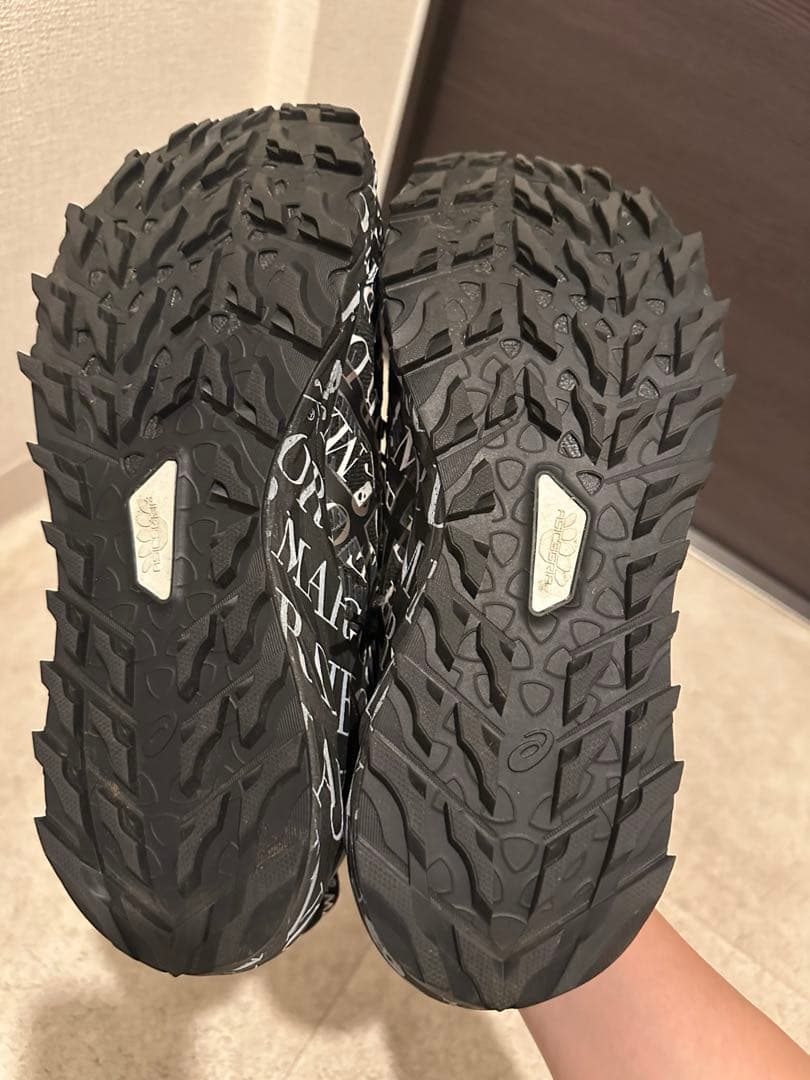 マークアンドロナ×asics ゲルフレイムGTX黒　【美品】