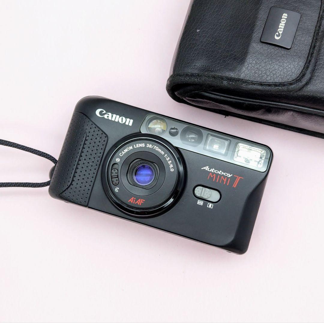 【完動品❁極美品】Canon Autoboy MINI T ストラップ ケース付