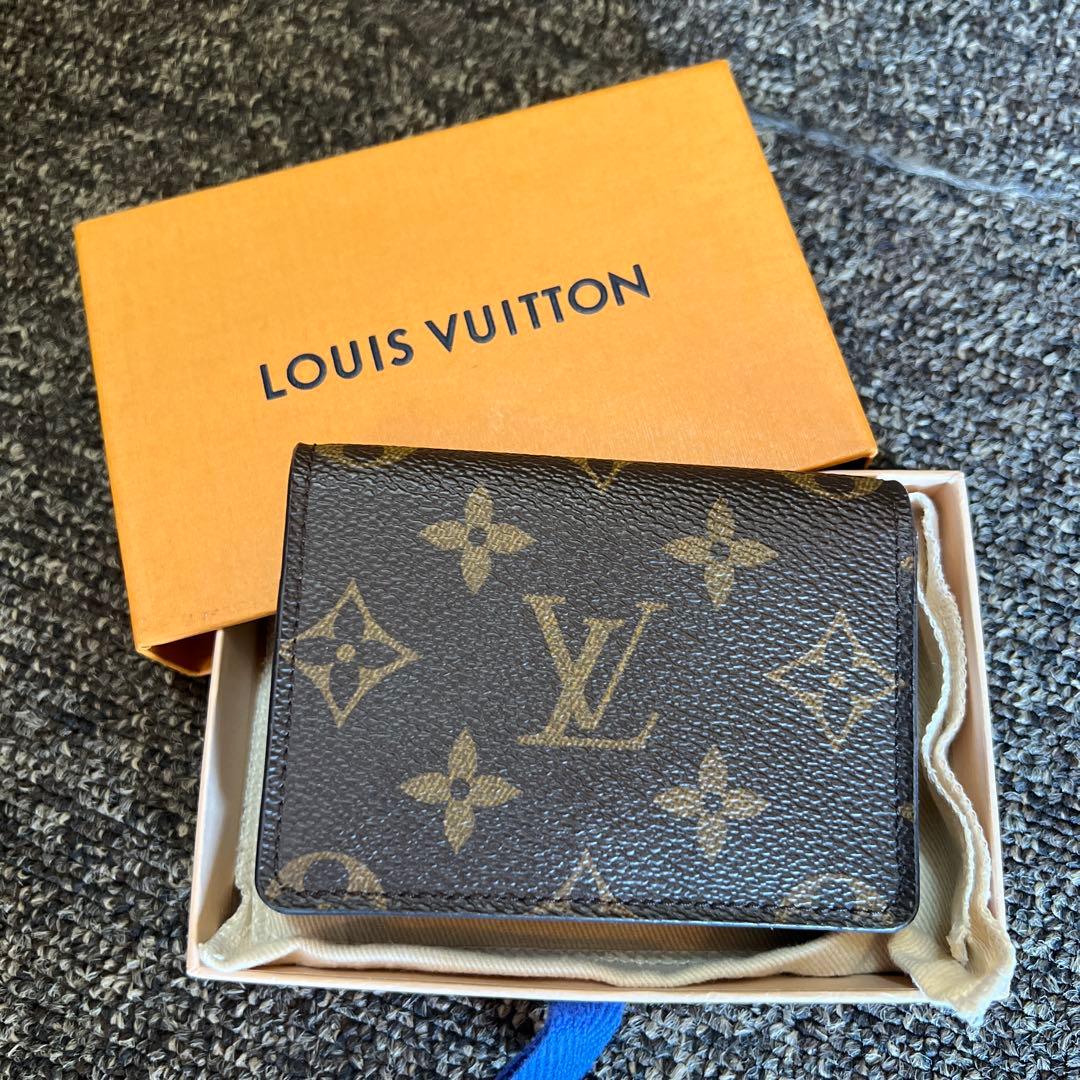 ちぃ様！【ほぼ新品】LOUIS VUITTONモノグラム 名刺入れ　M63801