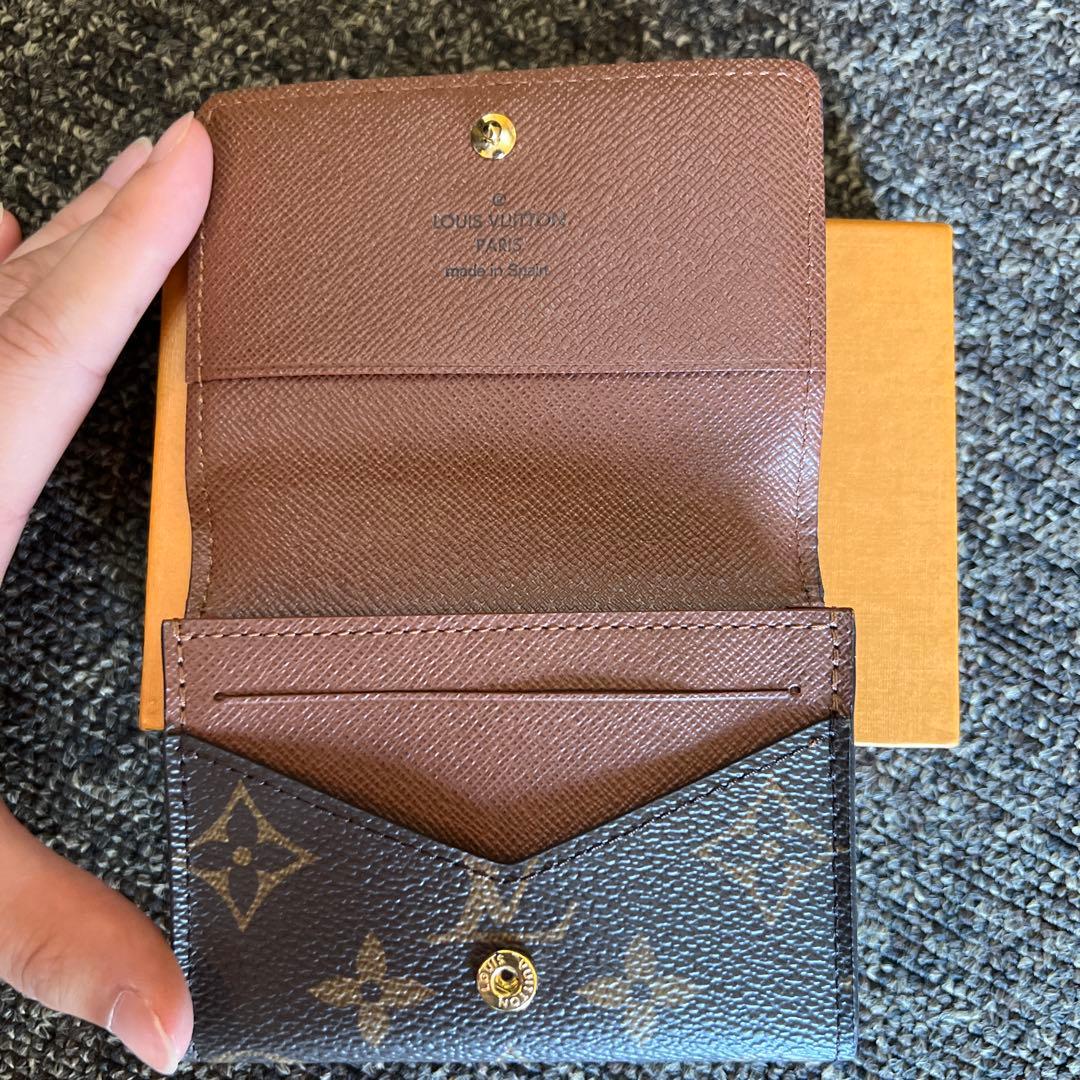 ちぃ様！【ほぼ新品】LOUIS VUITTONモノグラム 名刺入れ　M63801