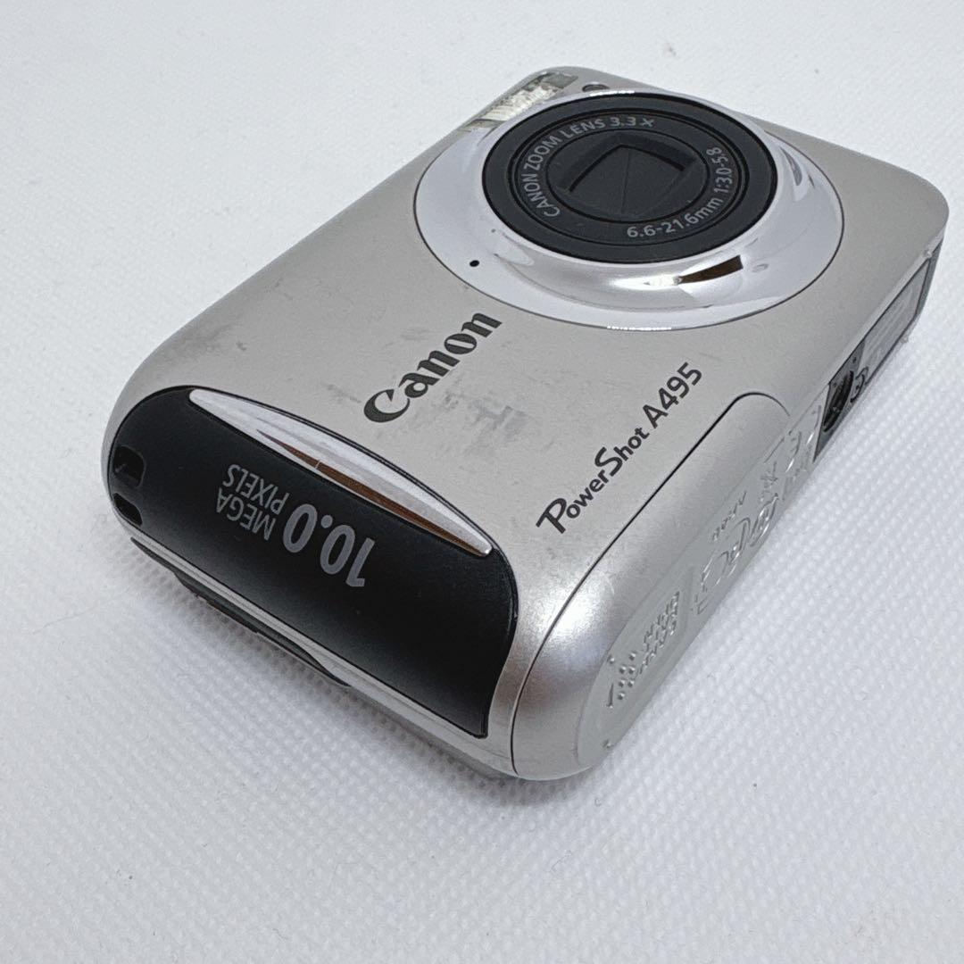 【動作確認済み】Canon キャノン PowerShot A495 コンデジ