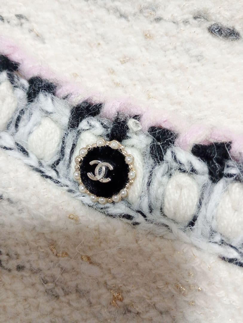 シャネルユニフォーム　ショートパンツ　カシミヤアルパカ混