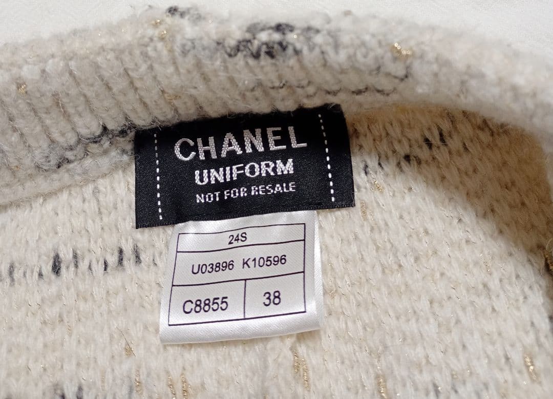 シャネルユニフォーム　ショートパンツ　カシミヤアルパカ混