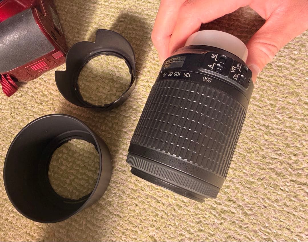 Nikon D3300 デジタル一眼レフセット　単焦点レンズ　ストロボ付き