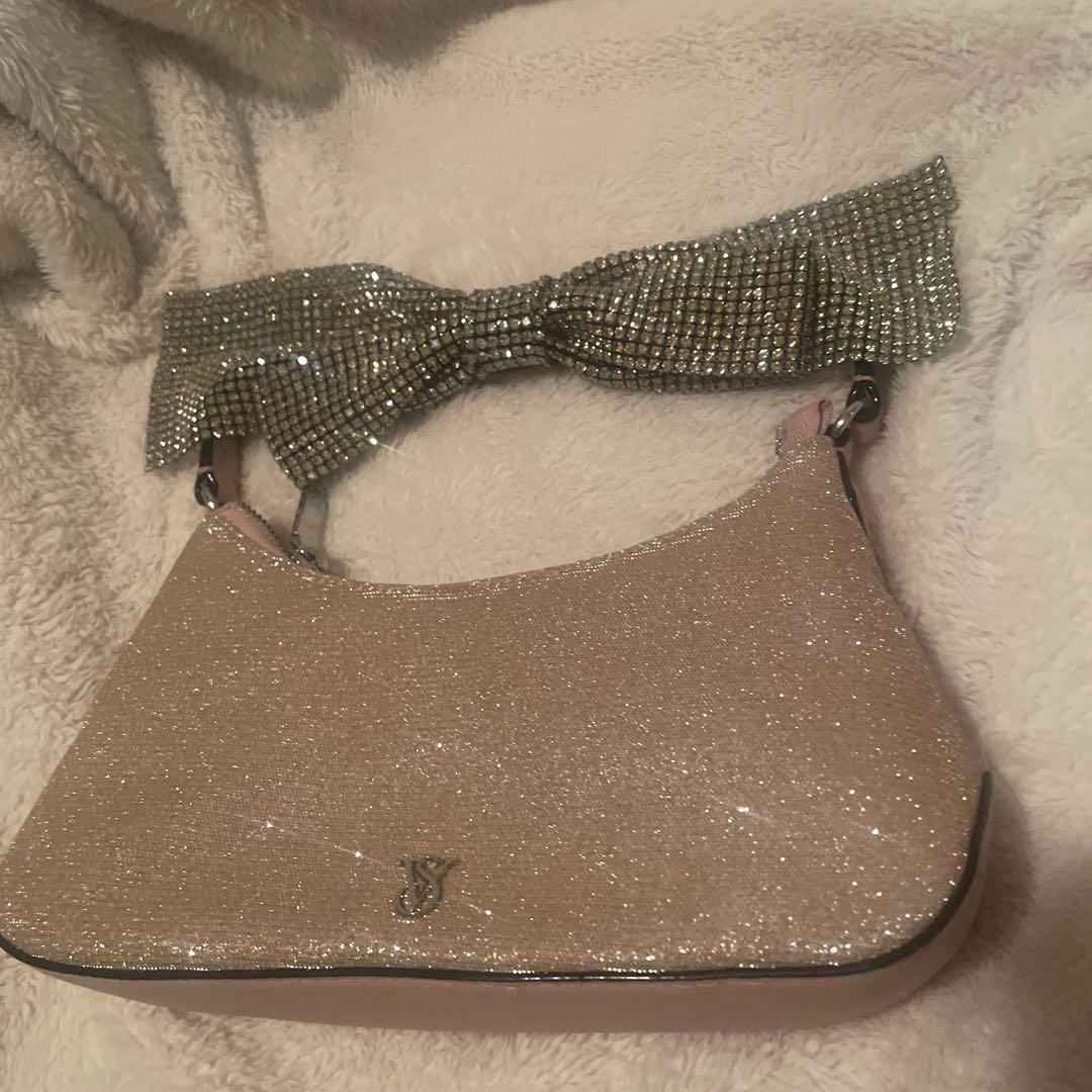 Victoria secretグリッター ピンク ショルダーバッグ