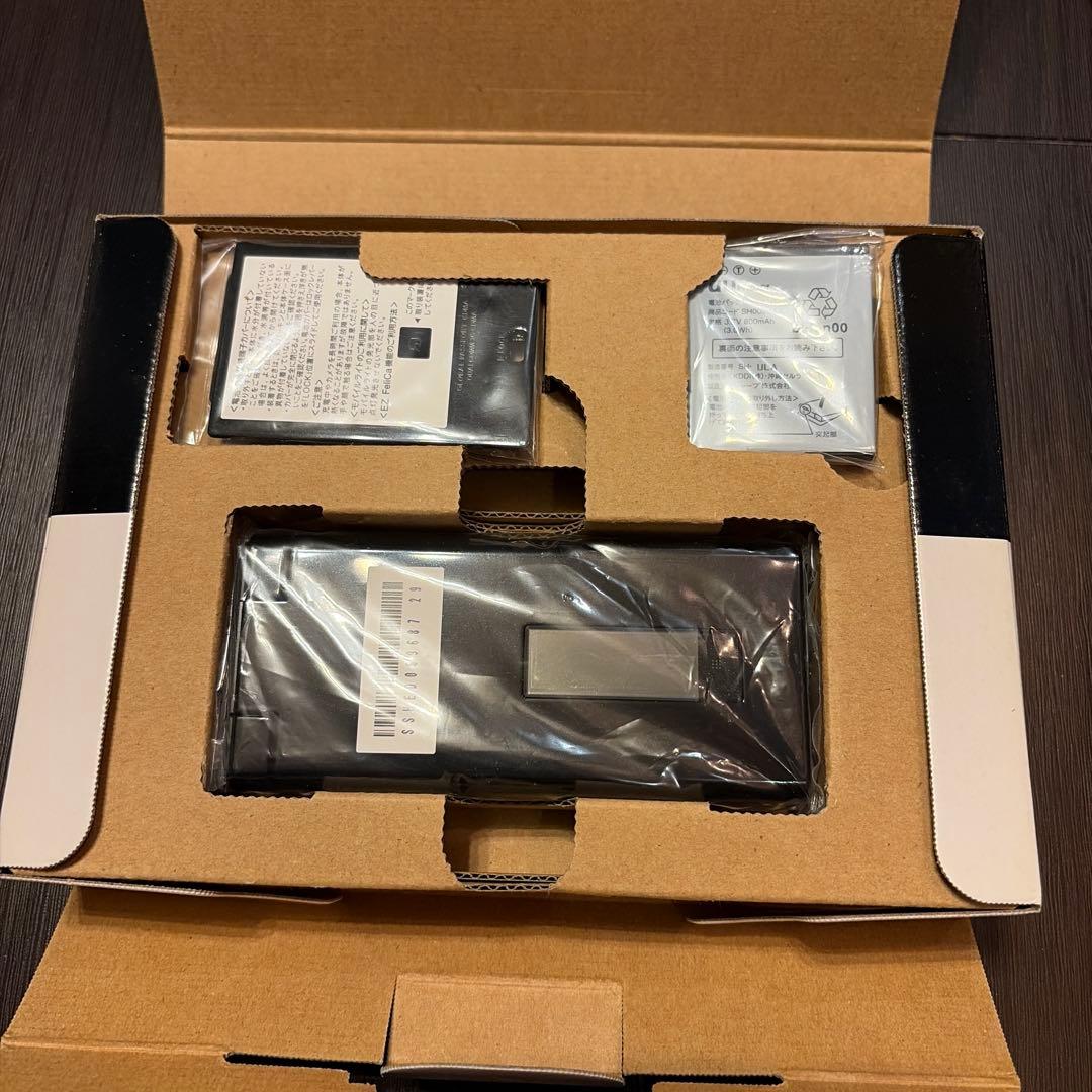 稀少レア物 au SH009 ミッドナイトブラック新品未使用品