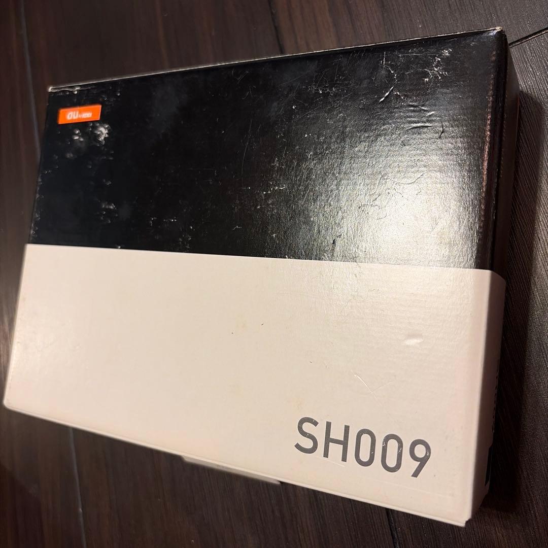 稀少レア物 au SH009 ミッドナイトブラック新品未使用品