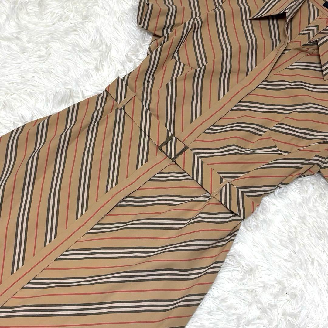 【美品✨大きいサイズ】バーバリーロンドン シャツワンピース ベルト AラインXL