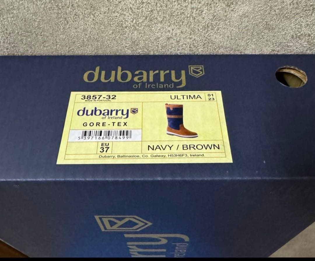 dubarry アルティマGORE-TEX ブラウン ネイビー23.5㎝