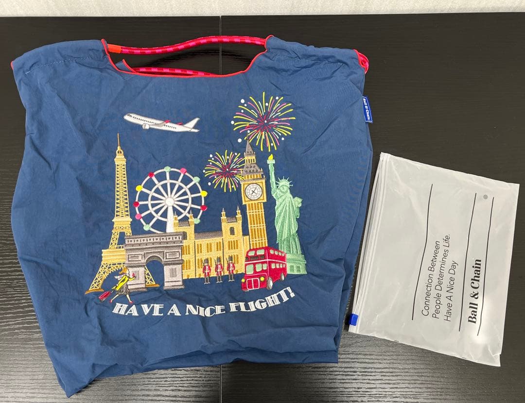 ◎美品◎ボールアンドチェーン JALコラボ エコバッグ