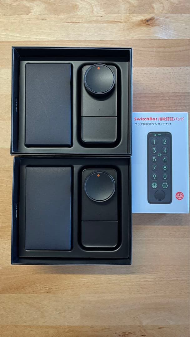 SwitchBotロックプロ2個& 指紋認証パッド　3点セット