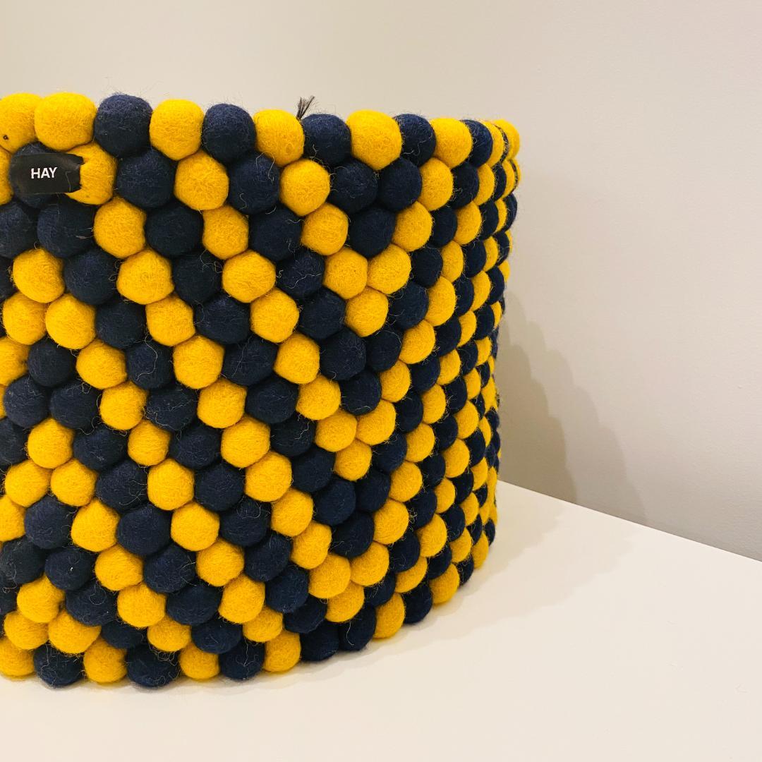 HAY Bead Basket ヘイ ベッドバスケット 黄色