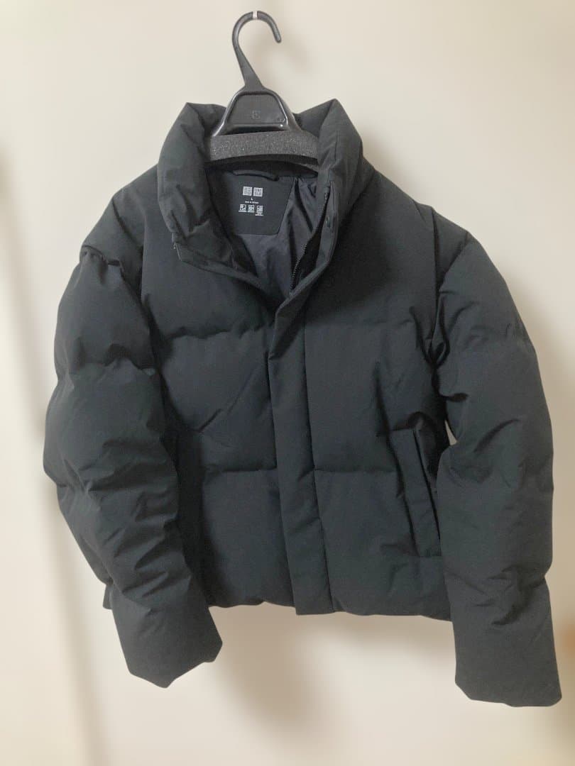 A*u様 UNIQLO シームレスダウンジャケット　L 　BLACK