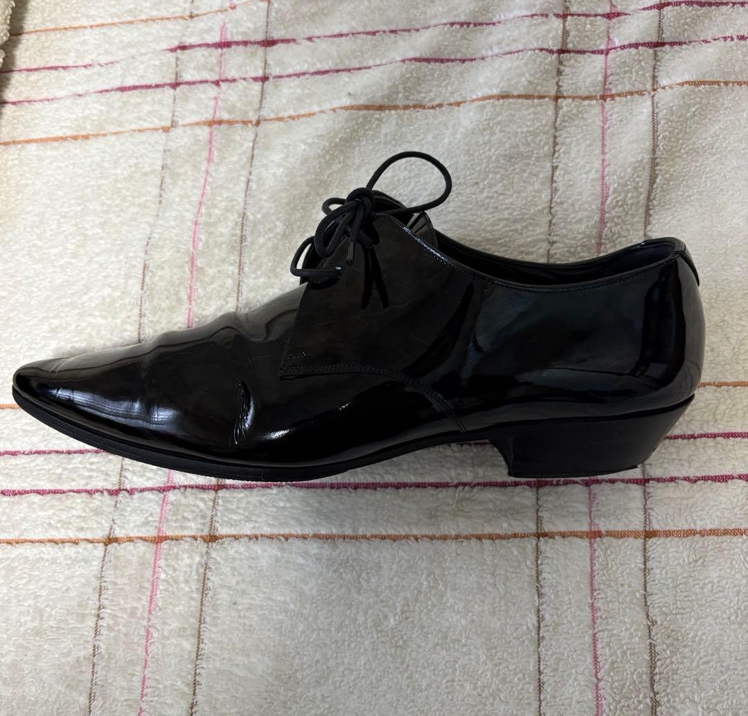 SAINT LAURENT PARIS\"パテントレザーダービーシューズ\"