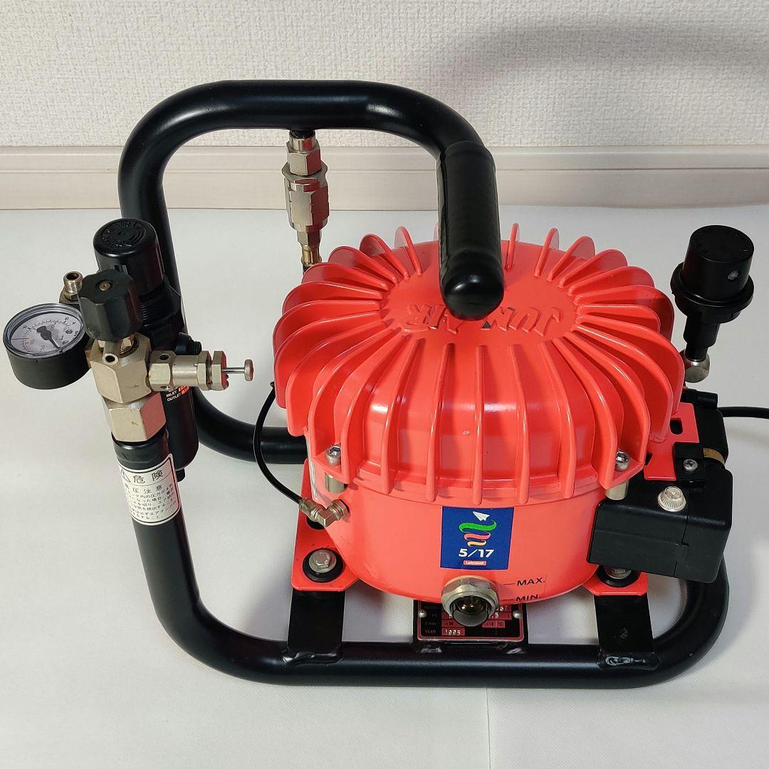 【ほぼ未使用】レトラ 5/17 静音コンプレッサー（赤）