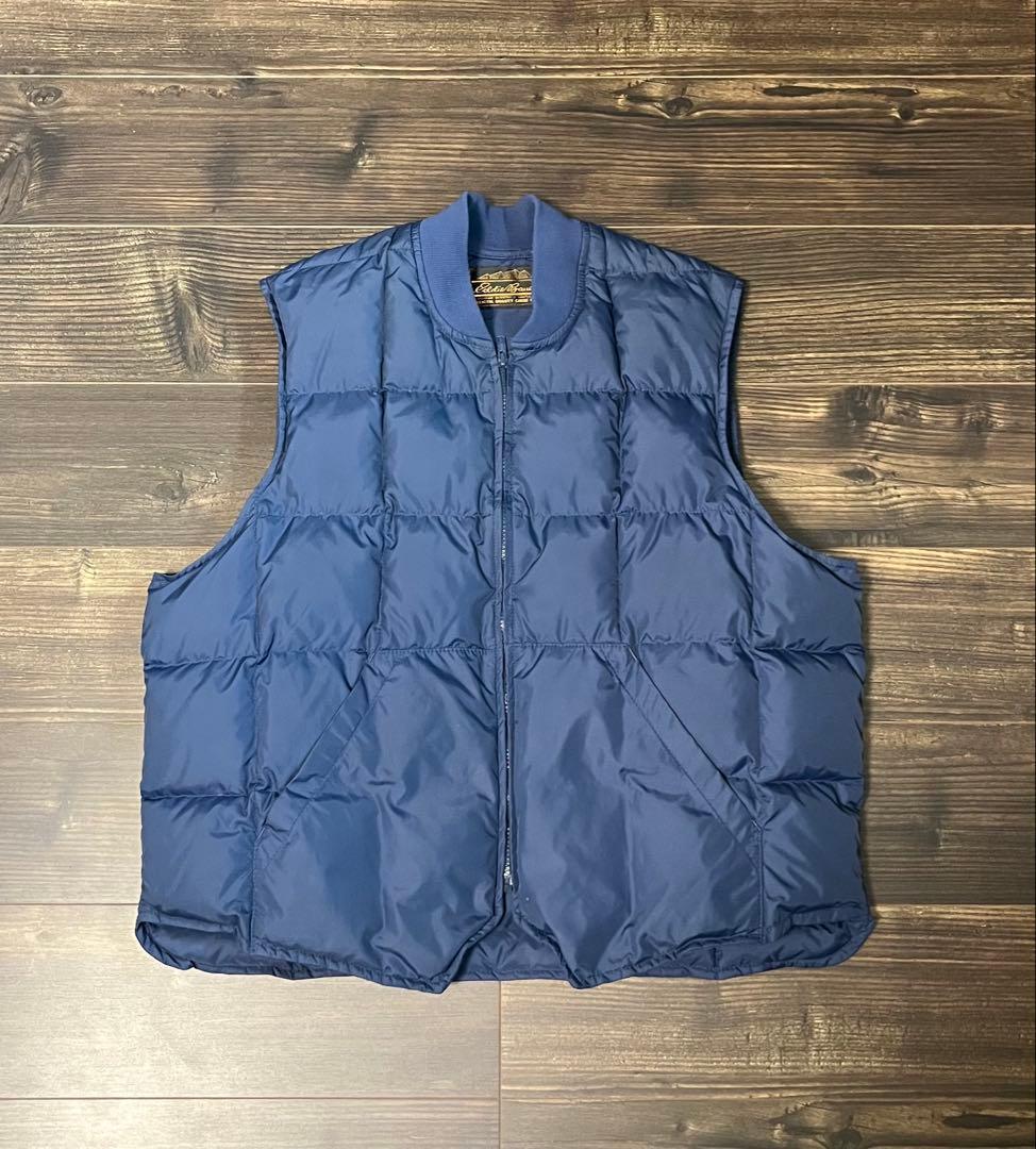 Eddie bauerエディーバウアー 80s キルティング ダウンベスト