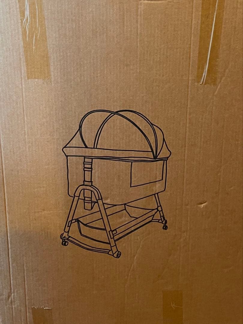 ベビーベッド 添い寝 高さ5段調節可能 睡吐防止 乳児用ベッド 新生児ベッド