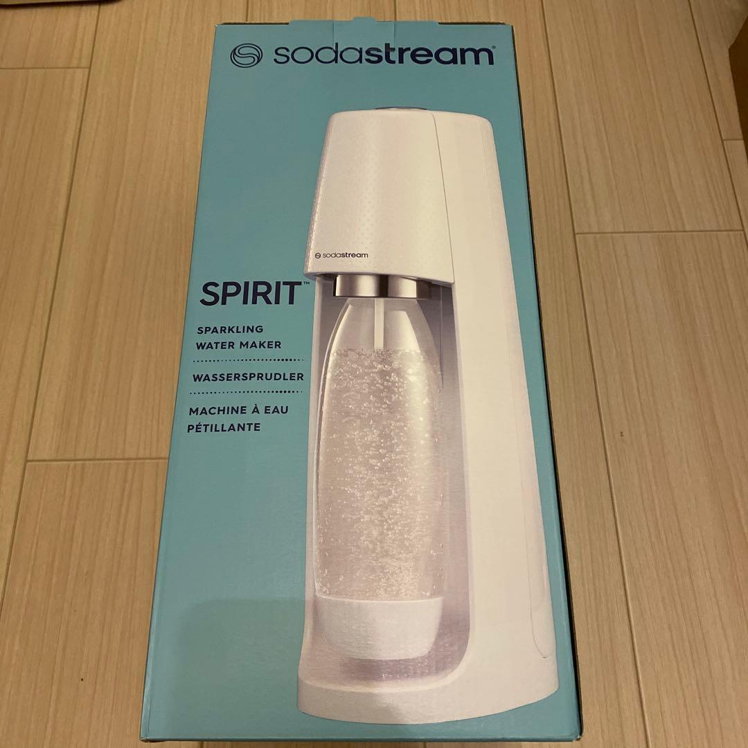 Sodastream SPIRIT™ 炭酸水メーカー 60Lボンベ付き