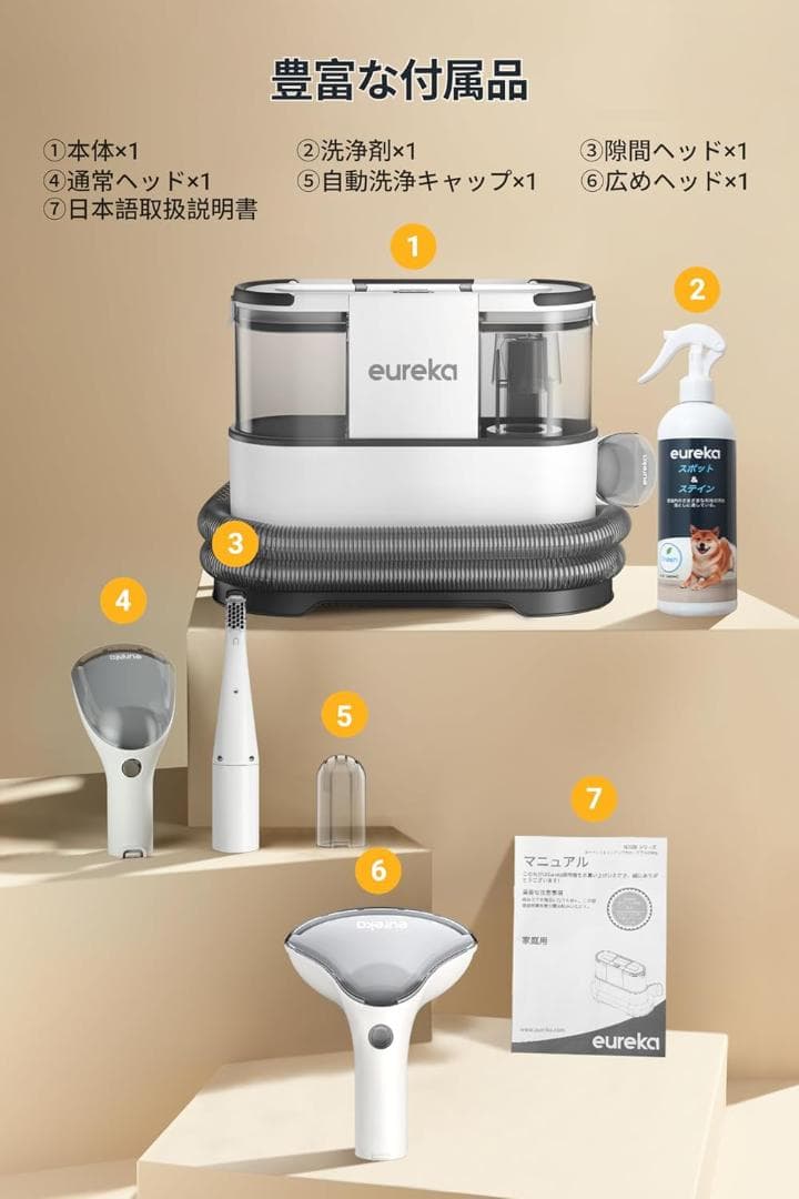 新品未開封品 ユーリカ NEY100 カーペットクリーナー リンサークリーナー