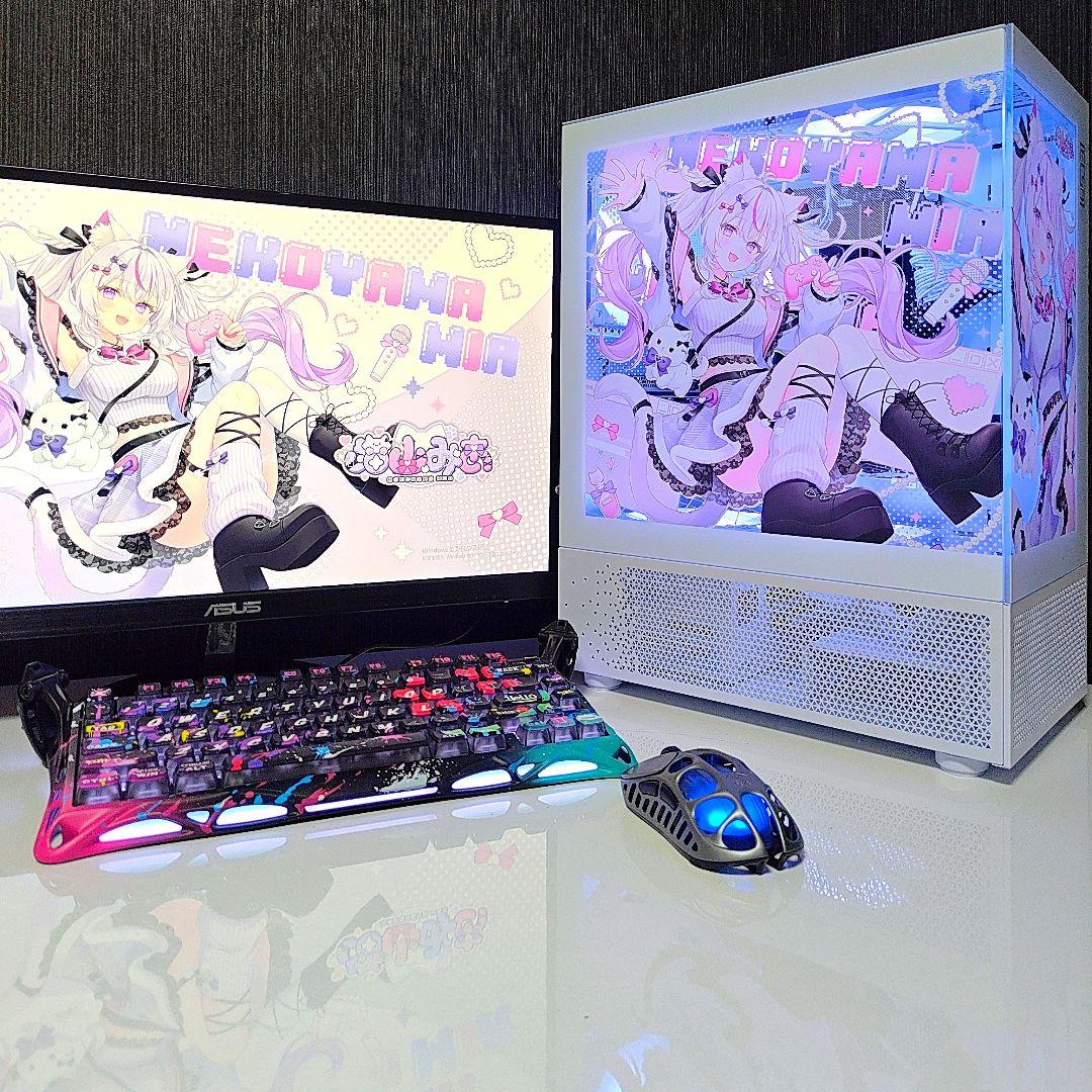 【猫山みあ×ELSAコラボケース ゲーミングPC】デスクトップ／キャラクター