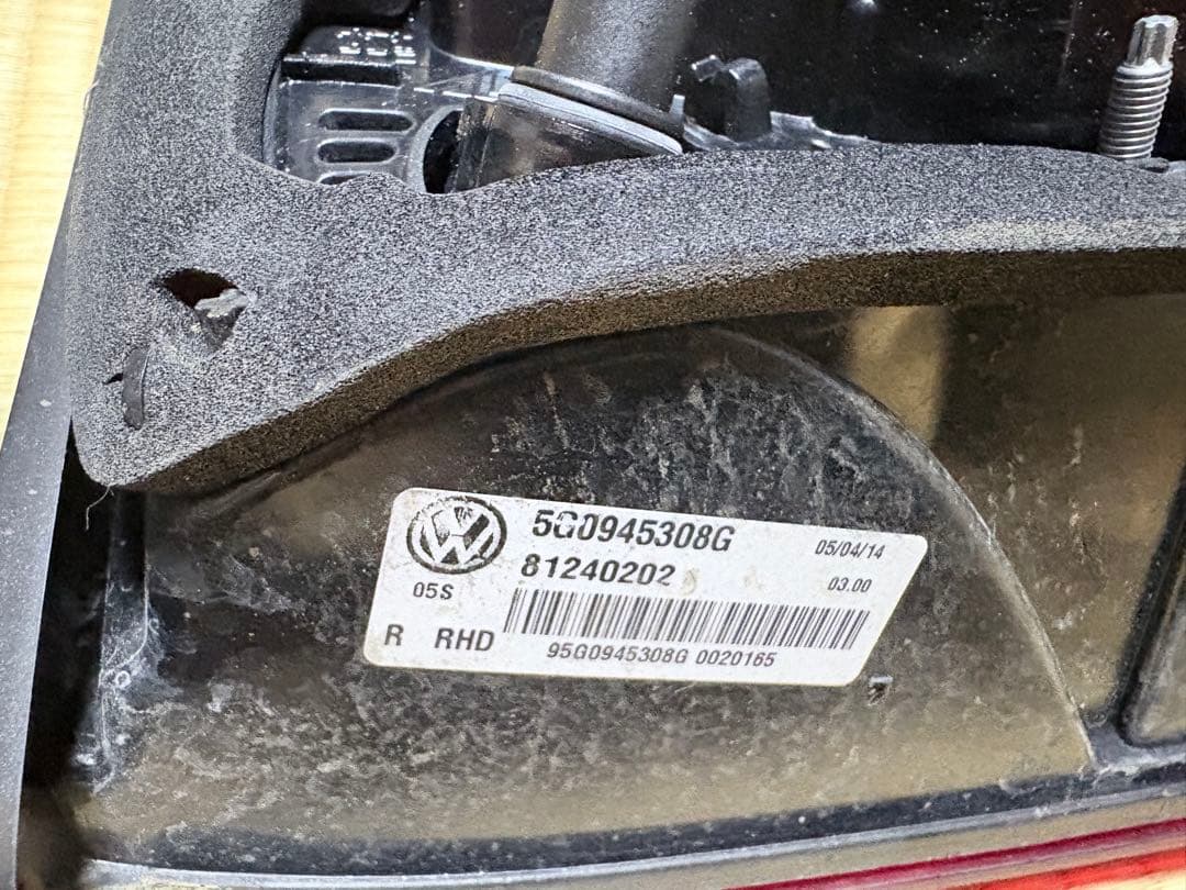 ゴルフ7 GTI 前期　純正テール　中古