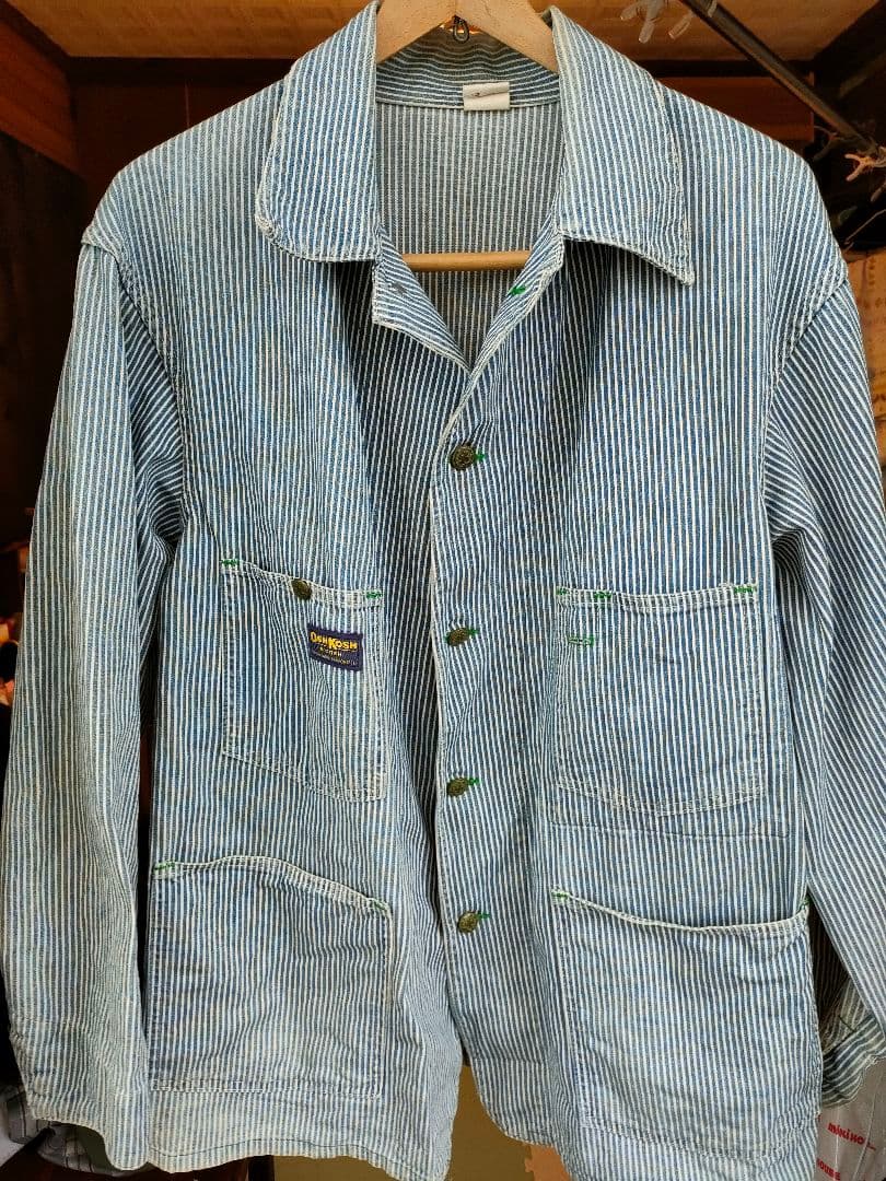 OshKosh B`Goshストライプ カバーオール