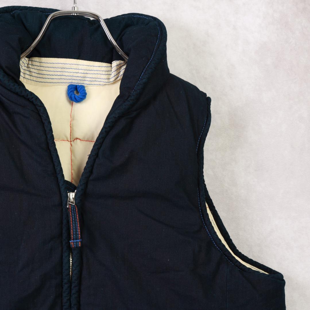 PAL'LAS PALACE　ダウンベスト　ネイビー 秋冬 人気 大きいサイズ