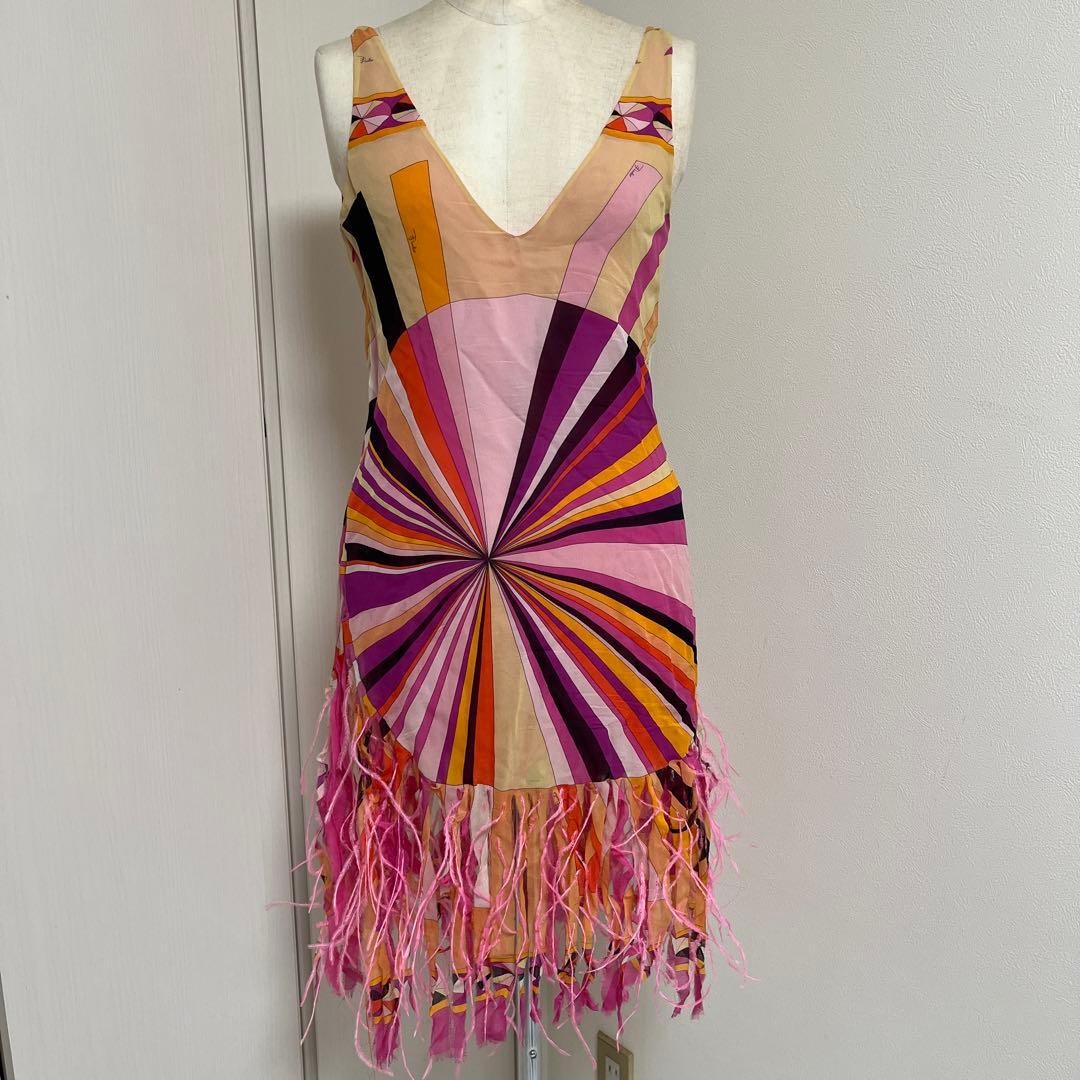 Emilio Pucci（エミリオ・プッチ）ノースリーブミニワンピース