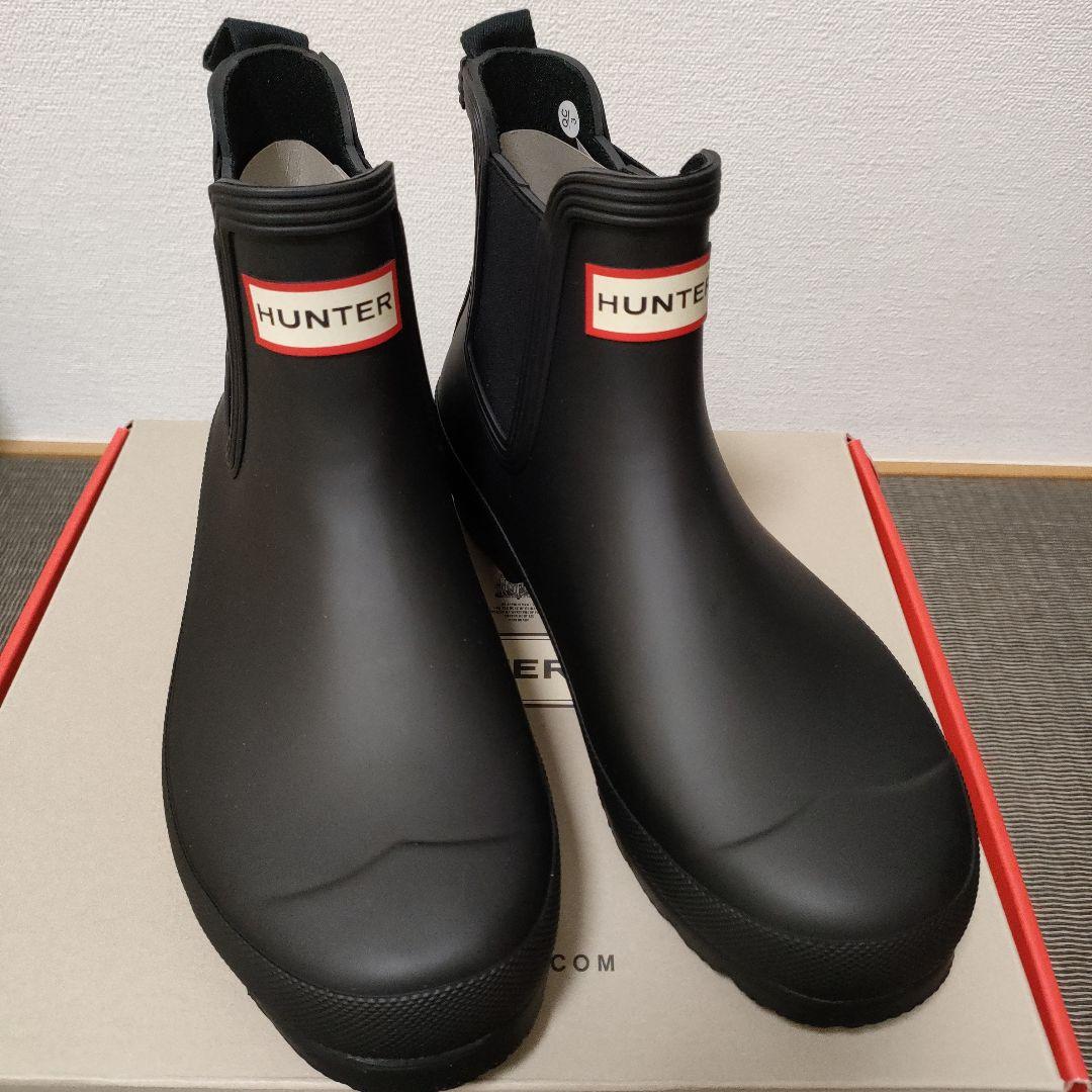 アツコ　HUNTER 新品☆ブラック ショートブーツ