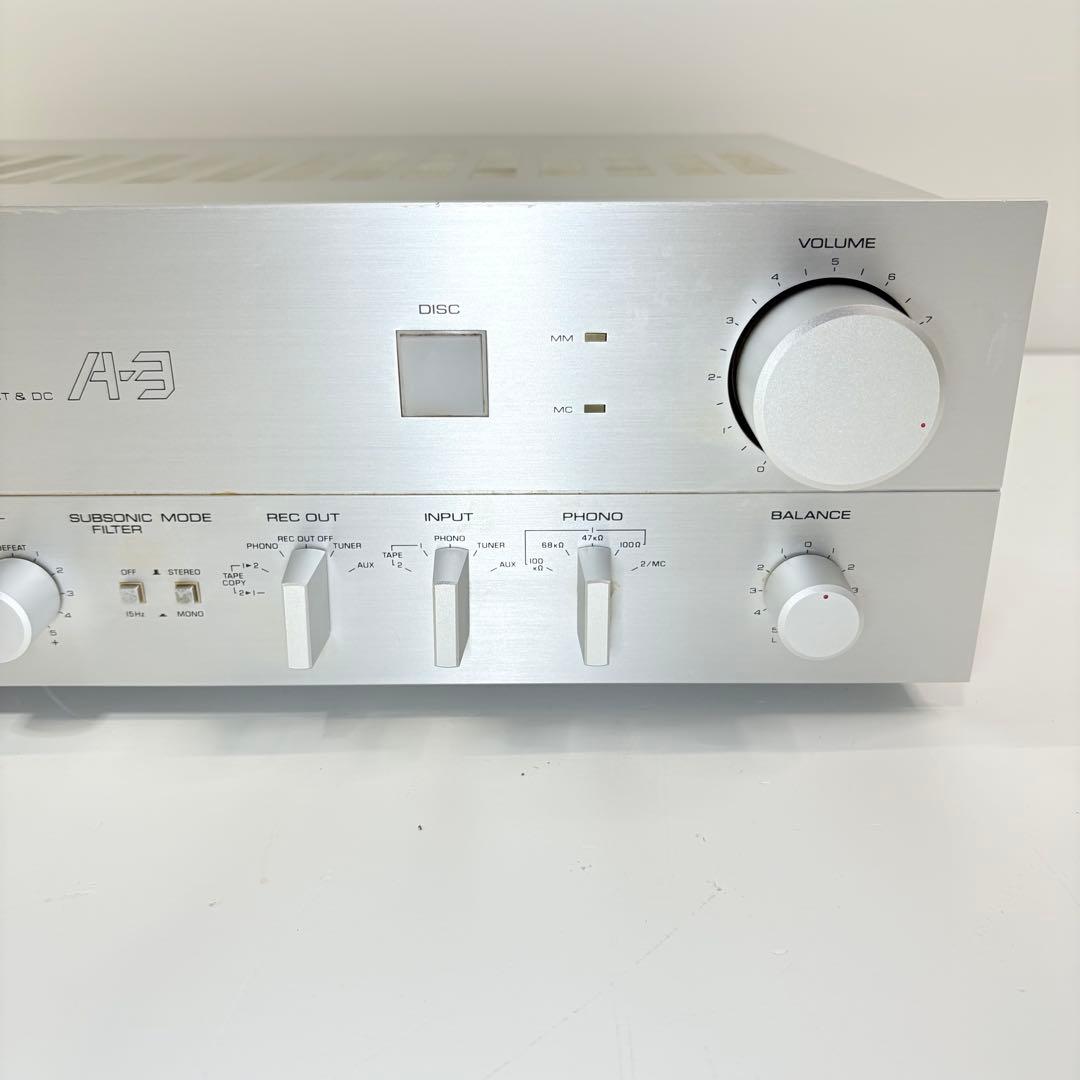 【完動品】 YAMAHA ヤマハ プリメインアンプ A-3 アンプ(2120)