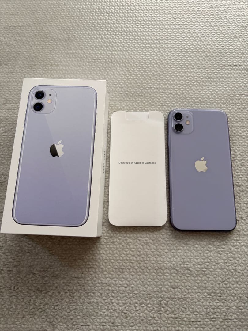 美品　iPhone11 ラベンダー　128GB SIMフリー