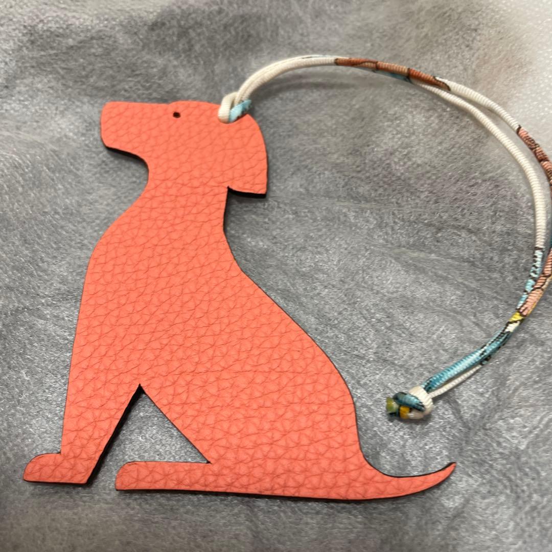 エルメス　プティアッシュチャーム　イヌ