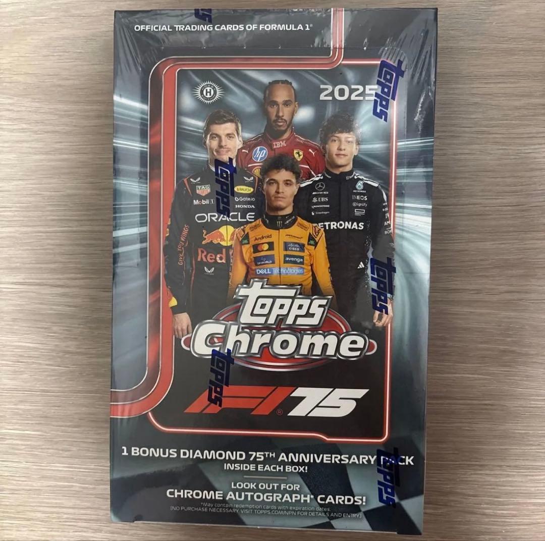 その他 2025 Topps Chrome Formula 1 Hobby Box F1