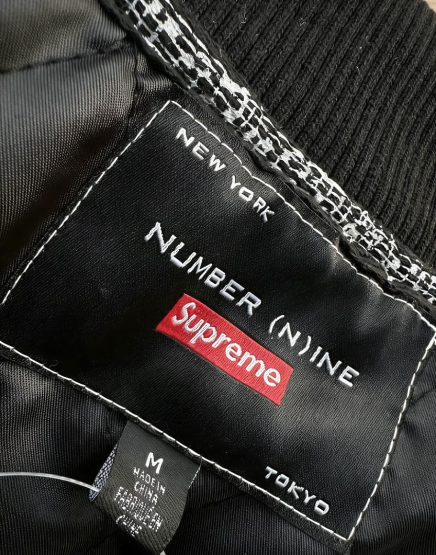 中古 Supreme × NUMBER (N) INE ミッキー スタジャン M