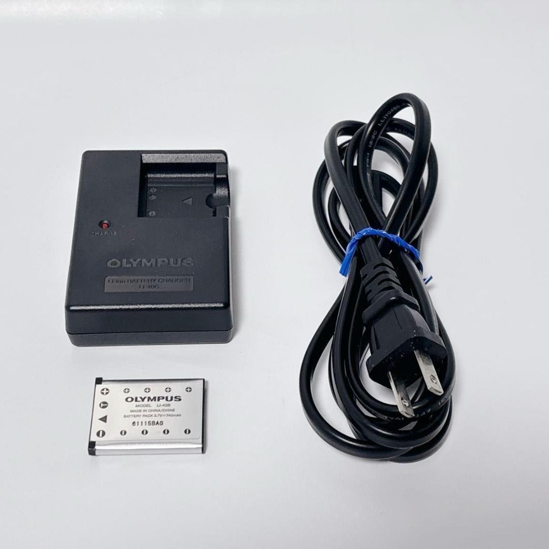 OLYMPUS μ750 ミュー750 ブルー 美品 付属品完備 コンデジ