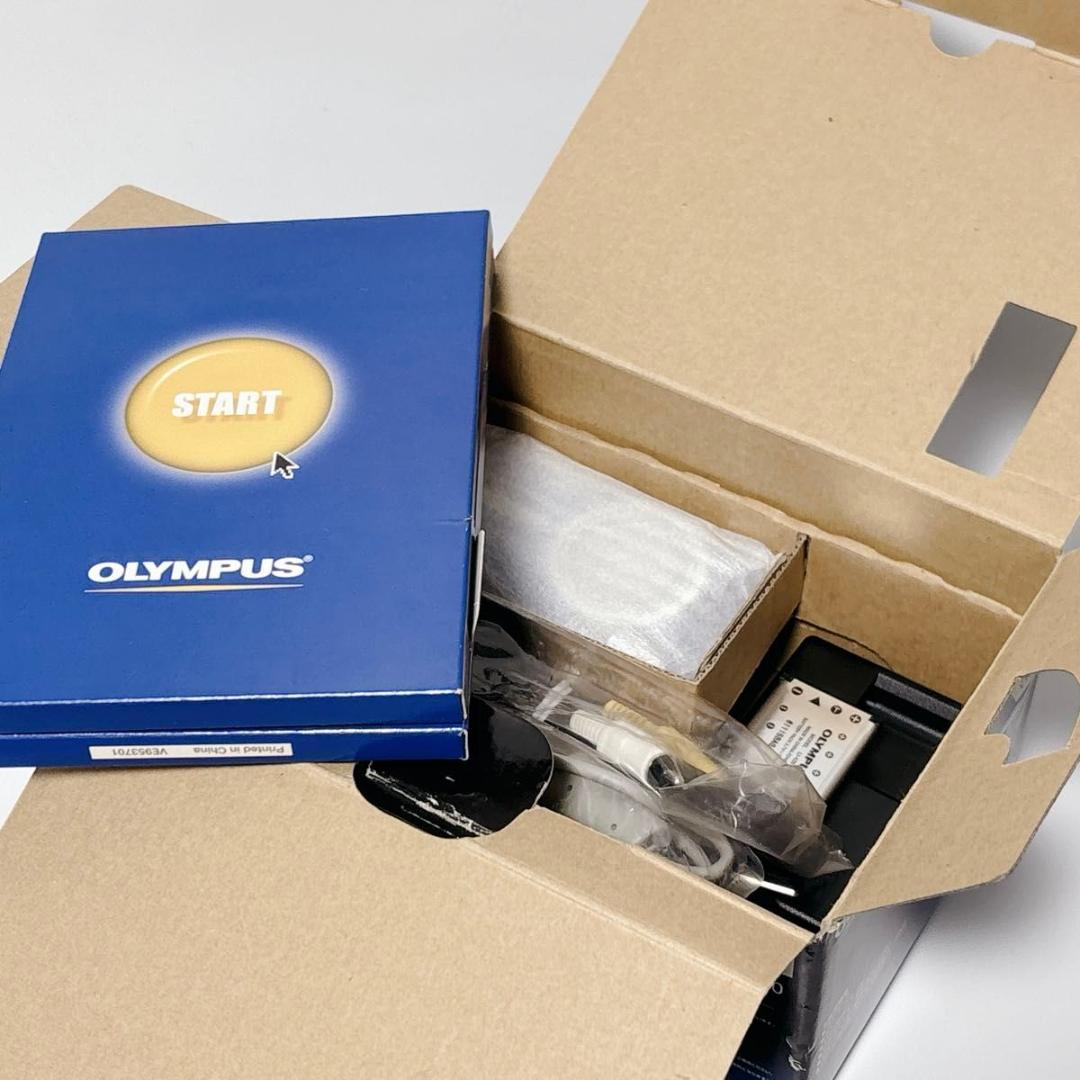 OLYMPUS μ750 ミュー750 ブルー 美品 付属品完備 コンデジ